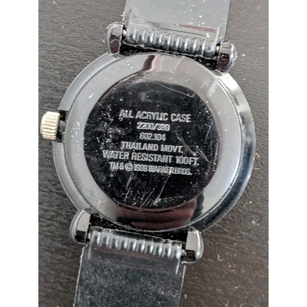 Vintage Taz Devil Tasmanian Devil‎ Looney Tunes Watch Armitron 1998 Black